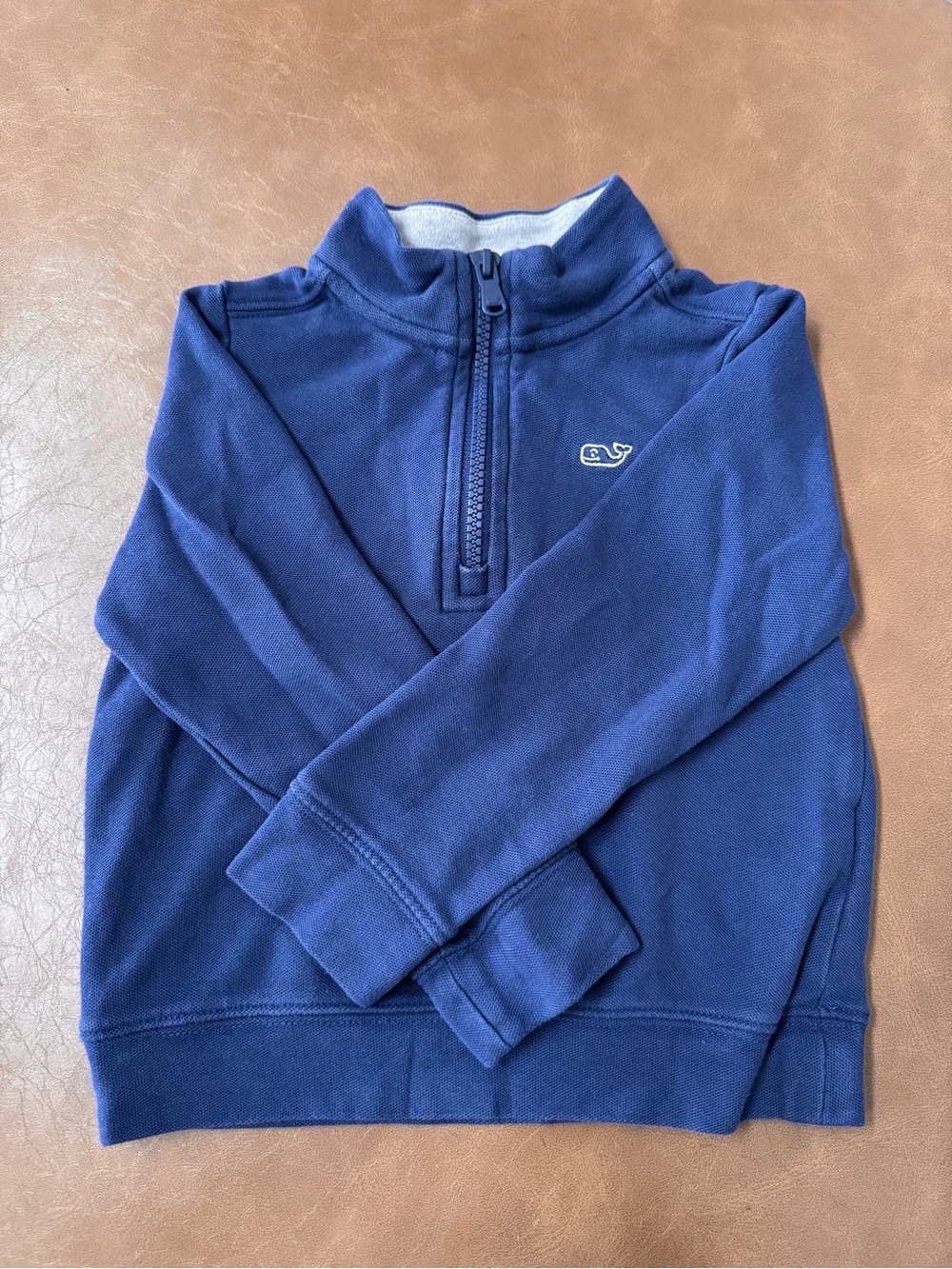 Vineyard Vines Navy Quarter-Zip Sweatshirt
